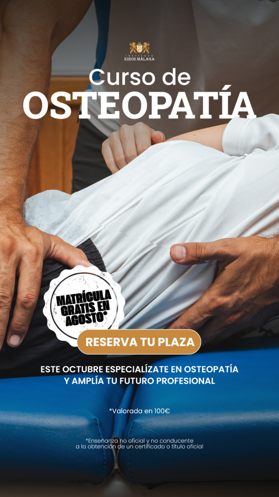 Curso de osteopatía matrícula gratis en agosto, versión móvil